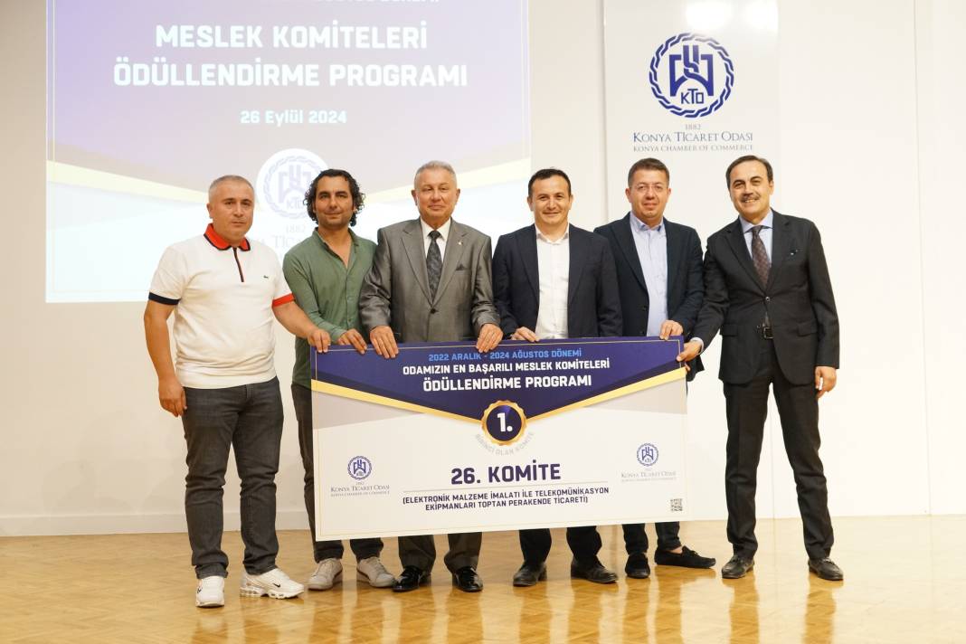 KTO’da başarılı komiteye ödül 1